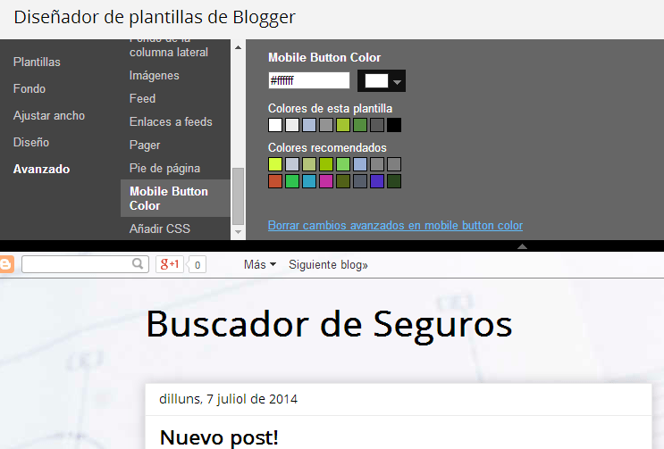 personalizar diseño