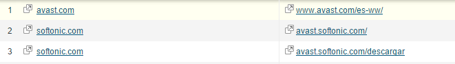 resultados busqueda avast softonic