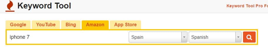 keyword tool amazon