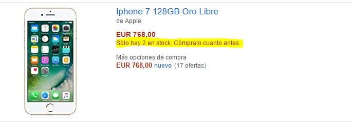 quedan pocos en stock